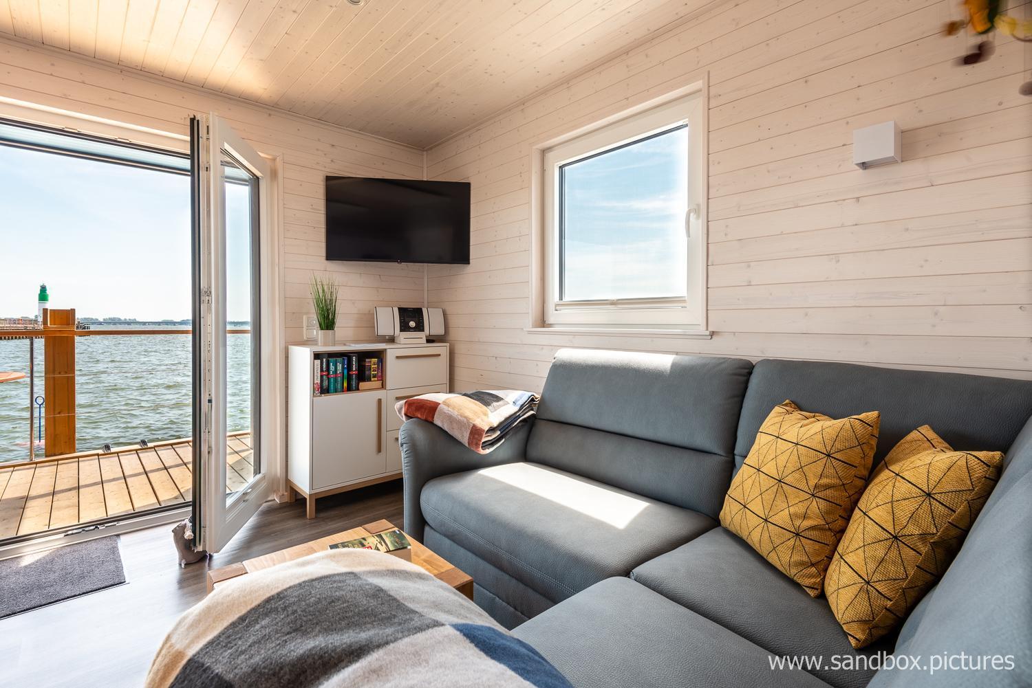 Hausboot Harmonie Hotel Stralsund Bagian luar foto